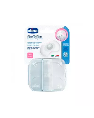 Chicco Protecteur de Mamelon en Silicone M-L 2U
