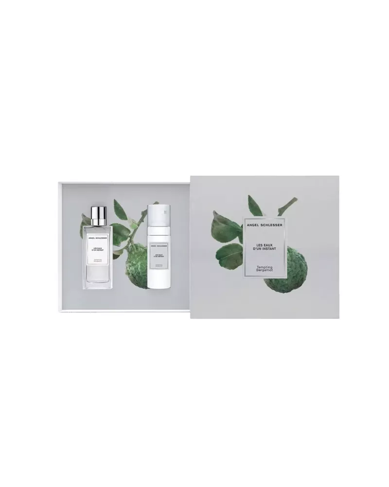 Angel Schlesser Instant Tempting Bergamot Watercolour Gift Set Eau de Toilette Spray 100ml Set of 2
