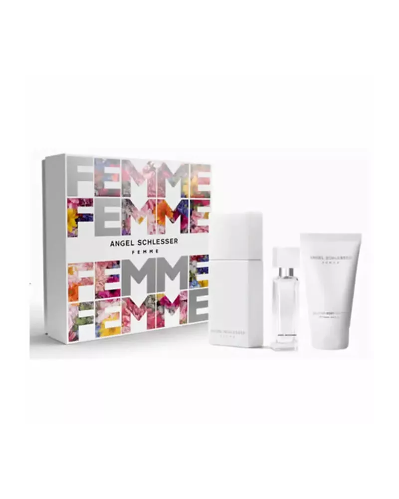 Angel Schlesser Femme Eau de Toilette Spray 100ml Gift Set 3 Items
