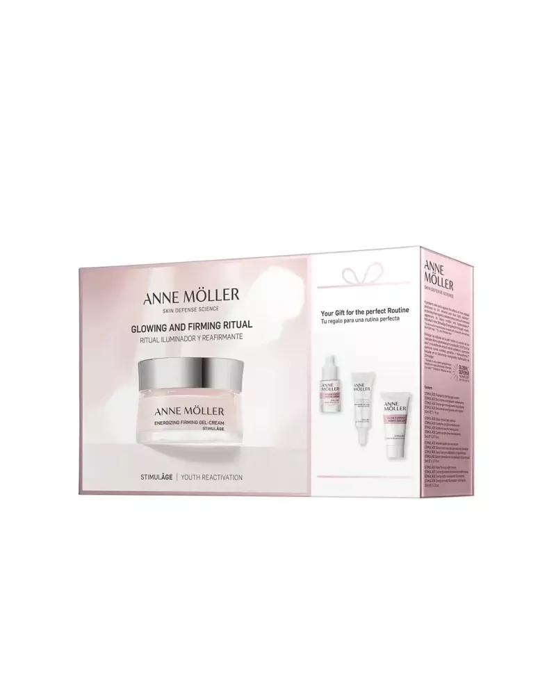 Anne Möller Stimulâge Ritual Iluminador y Reafirmante Gel Crema Estuche 4 Piezas