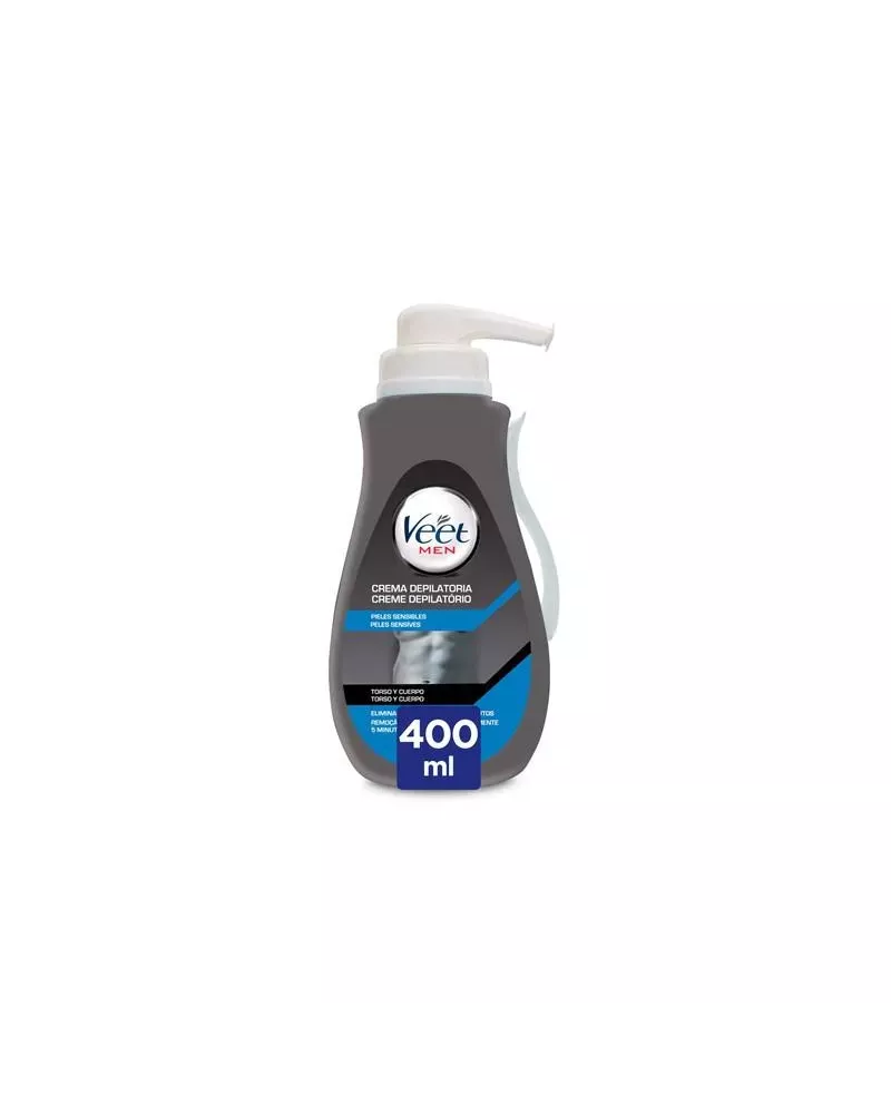 Veet Men Gel Crema Depilatoria Piel Sensible 400ml
