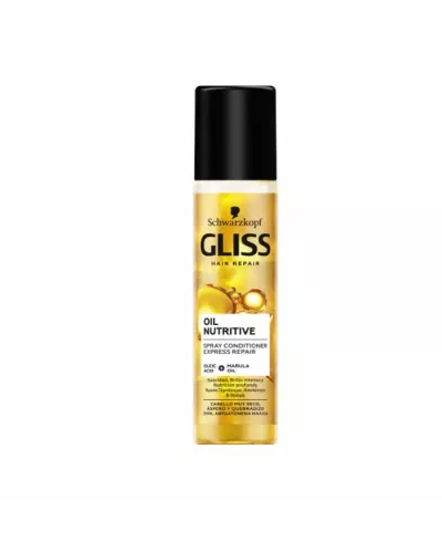 Schwarzkopf Gliss Oil Nutritive Spray Conditioner Express Repair 200ml