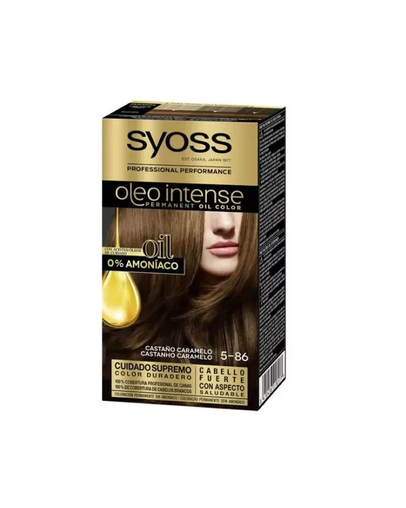 Syoss Oleo Intense Permanent Hair Color 5-86 Caramel Brown