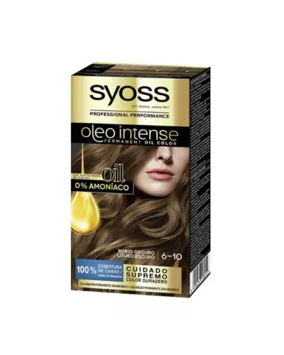 Syoss Oleo Intense Permanent Hair Color 6-10 Dark Blonde