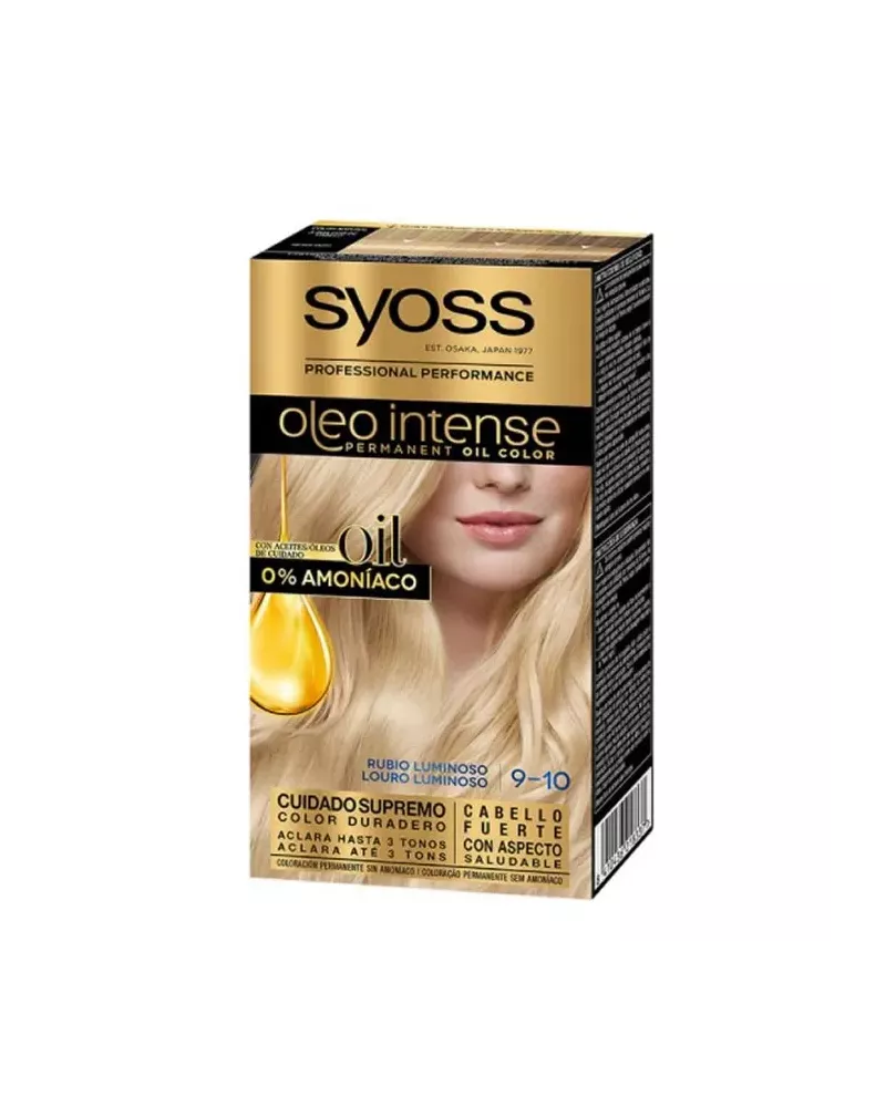 Syoss Oleo Intense Permanent Hair Color 9-10 Luminous Blonde