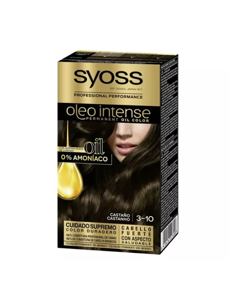 Syoss Oleo Intense Permanent Hair Color 3-10 Brown