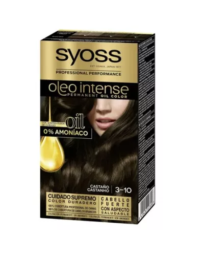 Syoss Oleo Intense Permanent Hair Color 3-10 Brown