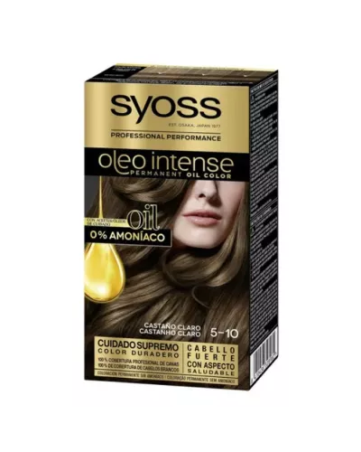 Syoss Oleo Intense Permanent Hair Color 5-10 Light Brown