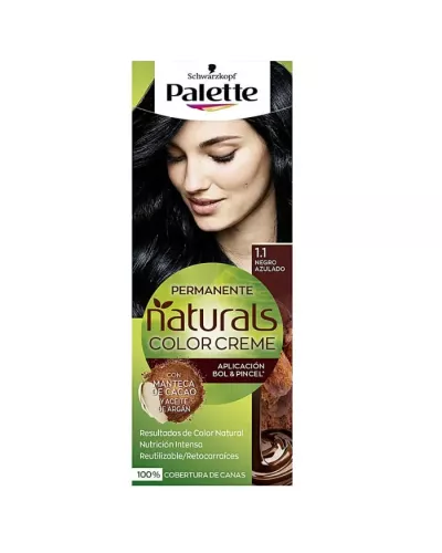 Schwarzkopf Palette Naturals Color Creme 1.1 Bluish Black