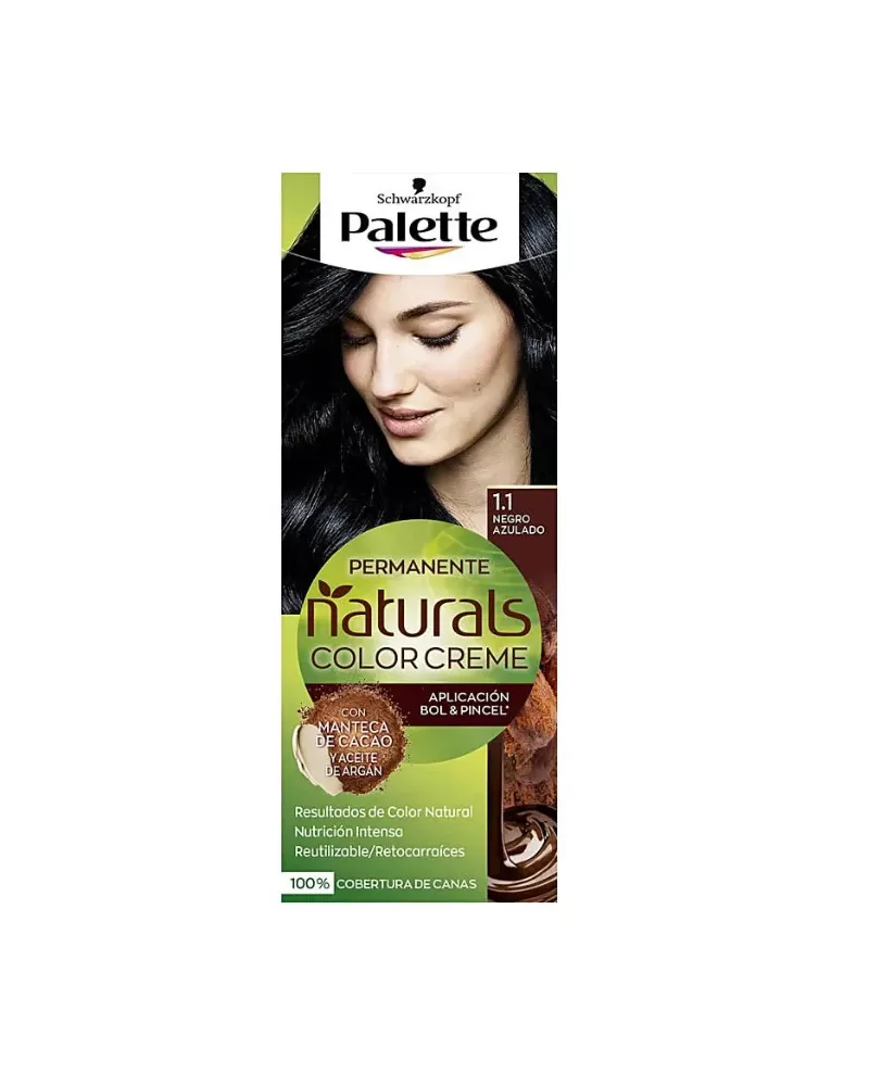 Schwarzkopf Palette Naturals Colour Cream 1.1 Bluish Black