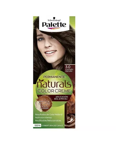 Schwarzkopf Palette Naturals Color Creme 3.0 Dark Chestnut