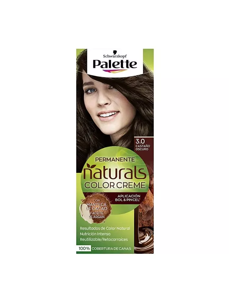 Schwarzkopf Palette Naturals Colour Cream 3.0 Dark Chestnut