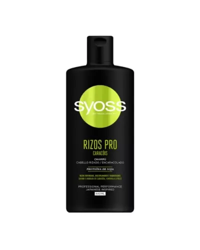 Syoss Shampooing Rizos Pro Définition Et Hydratation Cheveux Ondulés Ou Bouclés 440ml