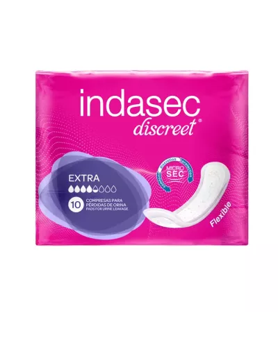 Indasec Dermoseda Compresa Incontinence Extra 10 pcs