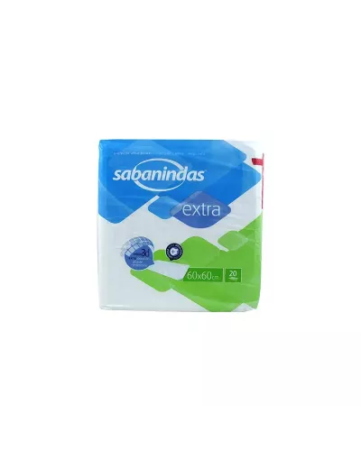Sabanindas Extra Protect 60x60cm 20 Unidades