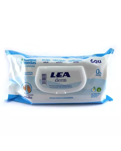 Paquete de 60 toallitas Lea Derm