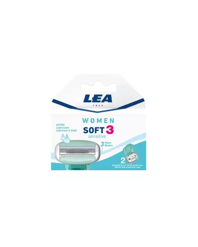 Lea Recambios Woman Soft3 Sensitive 2un