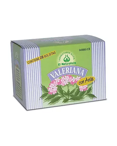 El Natural Valeriana Con Anis 20 Bolsitas Infusion