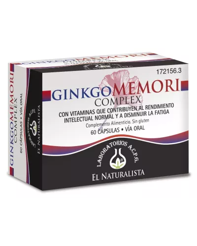 El Natural Ginkgomemori Complex 60 Caps