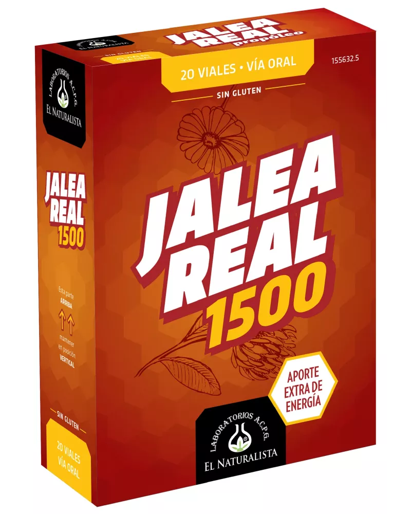 El Natural Jalea Real 1500 20 Viales Abre Facil