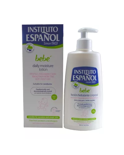 Instituto Español Lotion Pour Le Corps Hydratant Pour Bébés Peau Sensible Sans Allergènes 300 ml