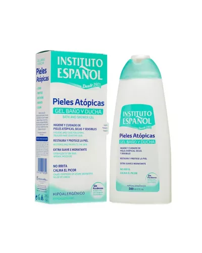 Instituto Español Atopique Peau Gel Pour Le Bain Et La Douche 500ml
