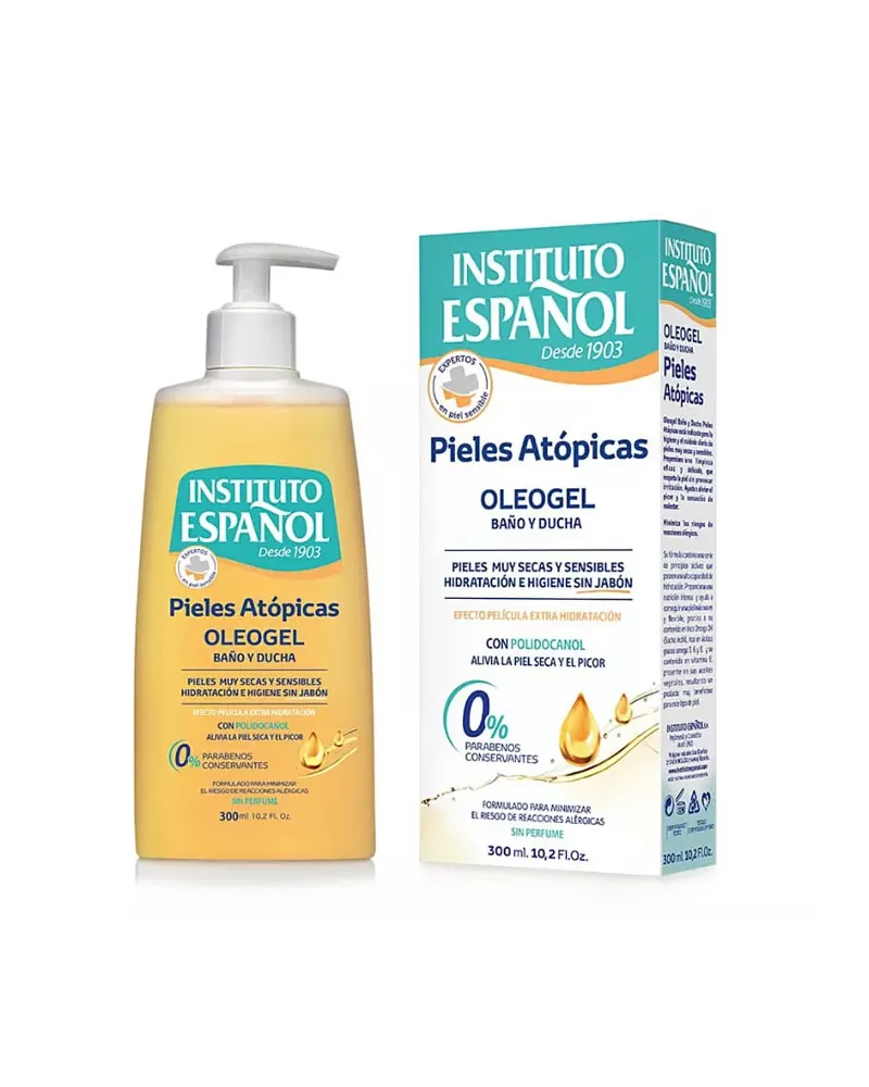 Instituto Español Atopique Peau Oleogel Pour Le Bain Et La Douche 300ml