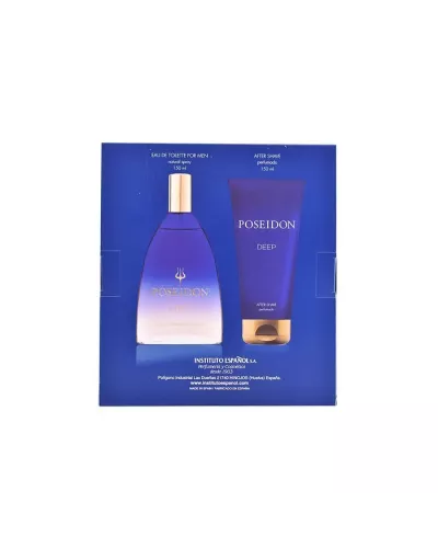 Instituto Español Poseidon Deep Eau de Toilette en Spray 150ml Pack de 2