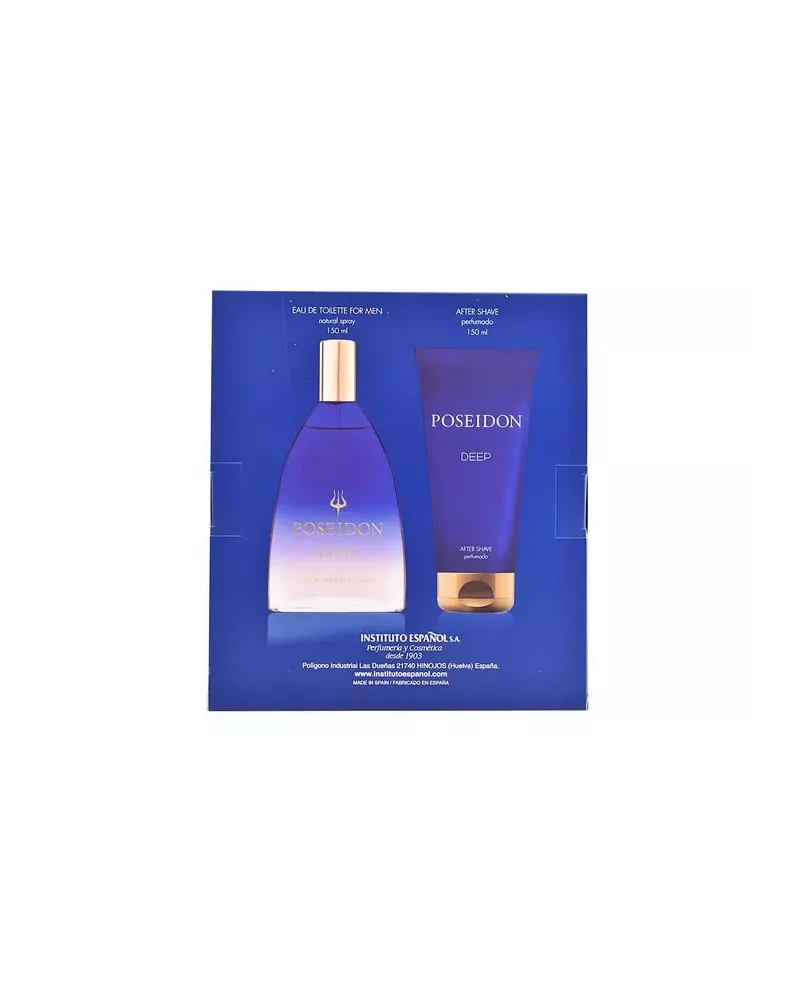 Institito Español Poseidon Deep Eau De Toilette Vaporisateur 150ml Coffret 2 Produits