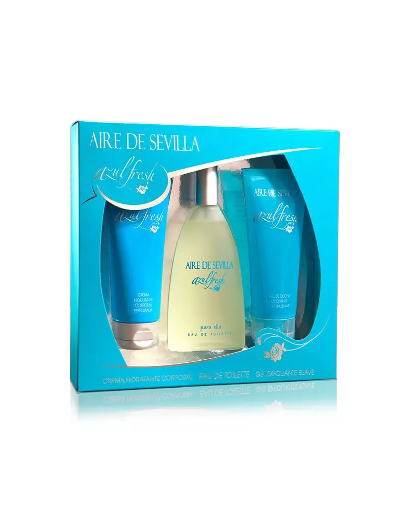 Aire De Sevilla Azul Fresh Eau De Toilette Vaporisateur 150ml Set 3 Piezas