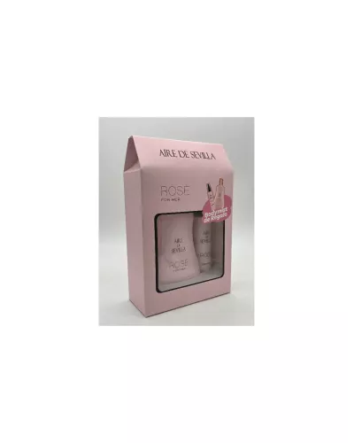 Instituto Español Aire De Sevilla Rose For Her Edt Spray 100ml Body Mist 50ml Ts
