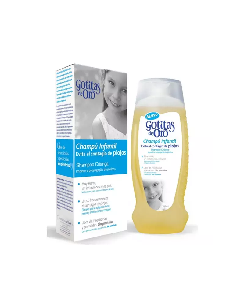 Instituto Español Gotitas De Oro Shampooing Anti Poux 500ml