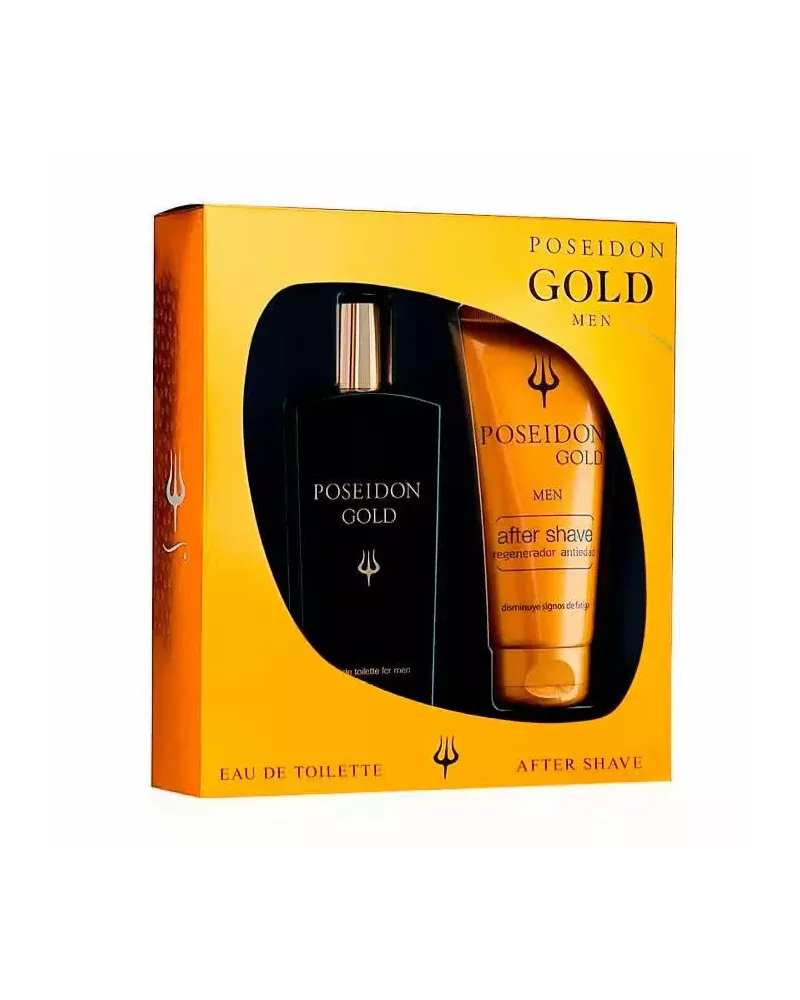 Poseidon Gold Men Eau De Toilette Spray 100ml Coffret 2 Produits