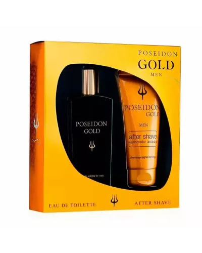 Poseidon Gold Men Eau De Toilette Spray 100ml Coffret 2 Produits
