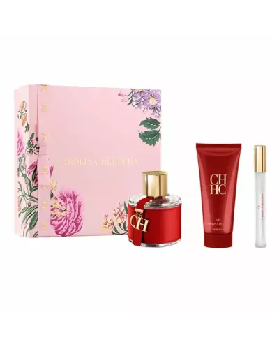 Carolina Herrera Ch Eau De Toilette Spray 100ml Set 3 Piezas