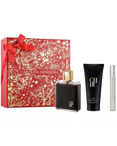 Carolina Herrera Ch Men Eau De Toilette Vaporisateur 100ml Coffret 3 Produits