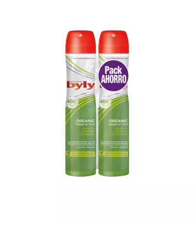Desodorante en spray Byly Organic Extra Fresh 2x200ml