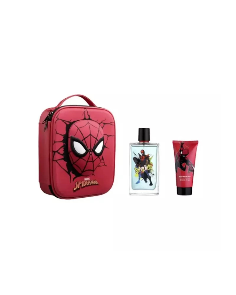 Cartoon Spiderman Eau de Toilette Spray 100ml Gift Set with 3 Products