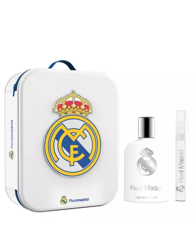 Real Madrid Eau de Toilette Spray 100ml Gift Set of 3 Products