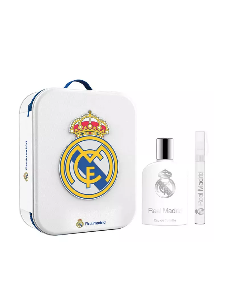 Real Madrid Eau De Toilette Vaporisateur 100ml Coffret 3 Produits