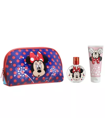 Disney Minnie Eau de Toilette en Vaporisateur 50ml Set de 3 Productos