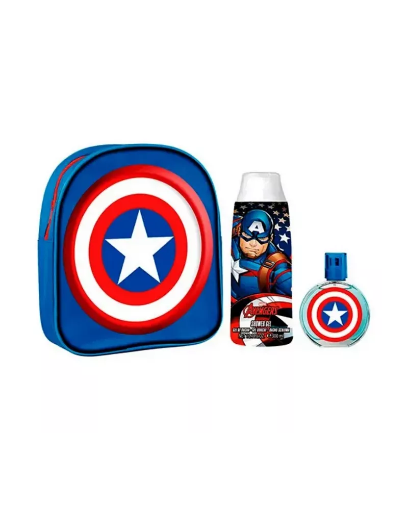 Eau de Toilette Vaporisateur Capitán América de Marvel 50ml Set de 3 Productos
