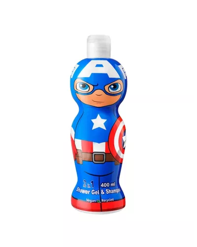 Marvel Air-Val Capitan America Gel y Champu 1d400