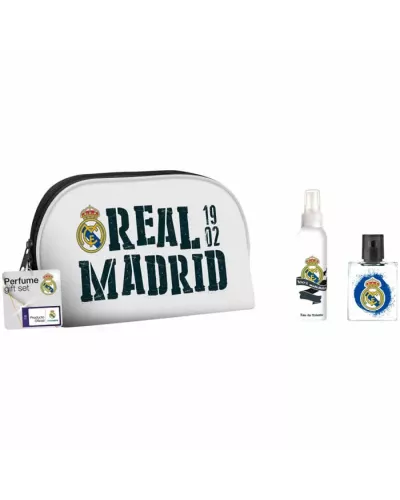 Agua de Tocador Real Madrid Spray 50ml Set de 3 productos