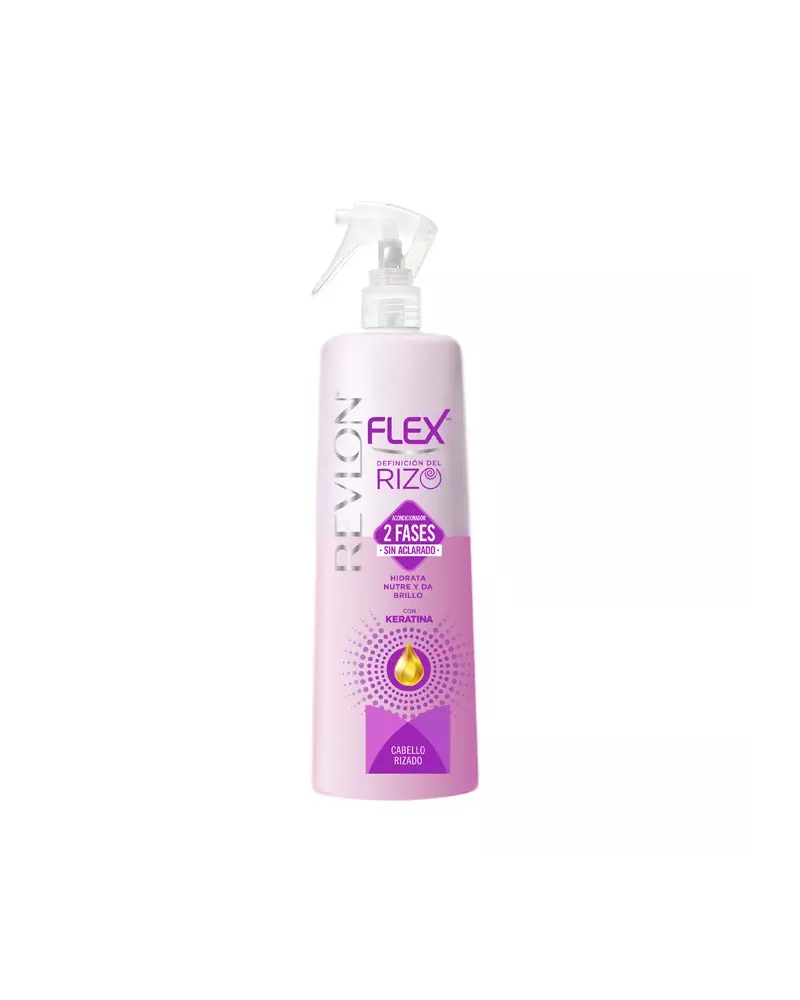 Acondicionador sin enjuague Revlon Flex 2 Fases para Cabellos Rizados 400ml