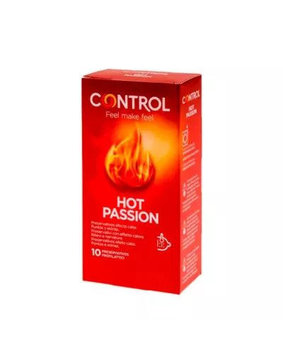 Control Hot Passion Condoms Warming Effect 10U