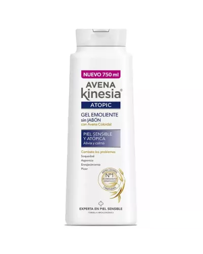Avena Kinesia Gel Emoliente Sin Jabón Atópico 750ml