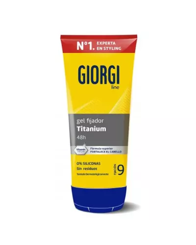 Gel Fijador Indestructible Titanium Giorgi Line Absolute N°9 240ml