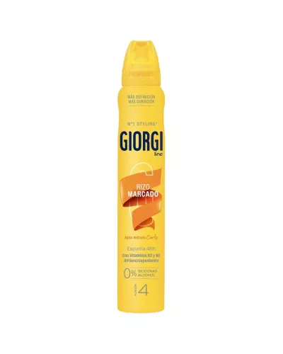 Giorgi Line Rizos Marcados Espuma Fijadora Método Curly N4 250ml