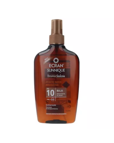 Ecran Sunnique Silky Mist Dry Oil Protector Spf10 200ml